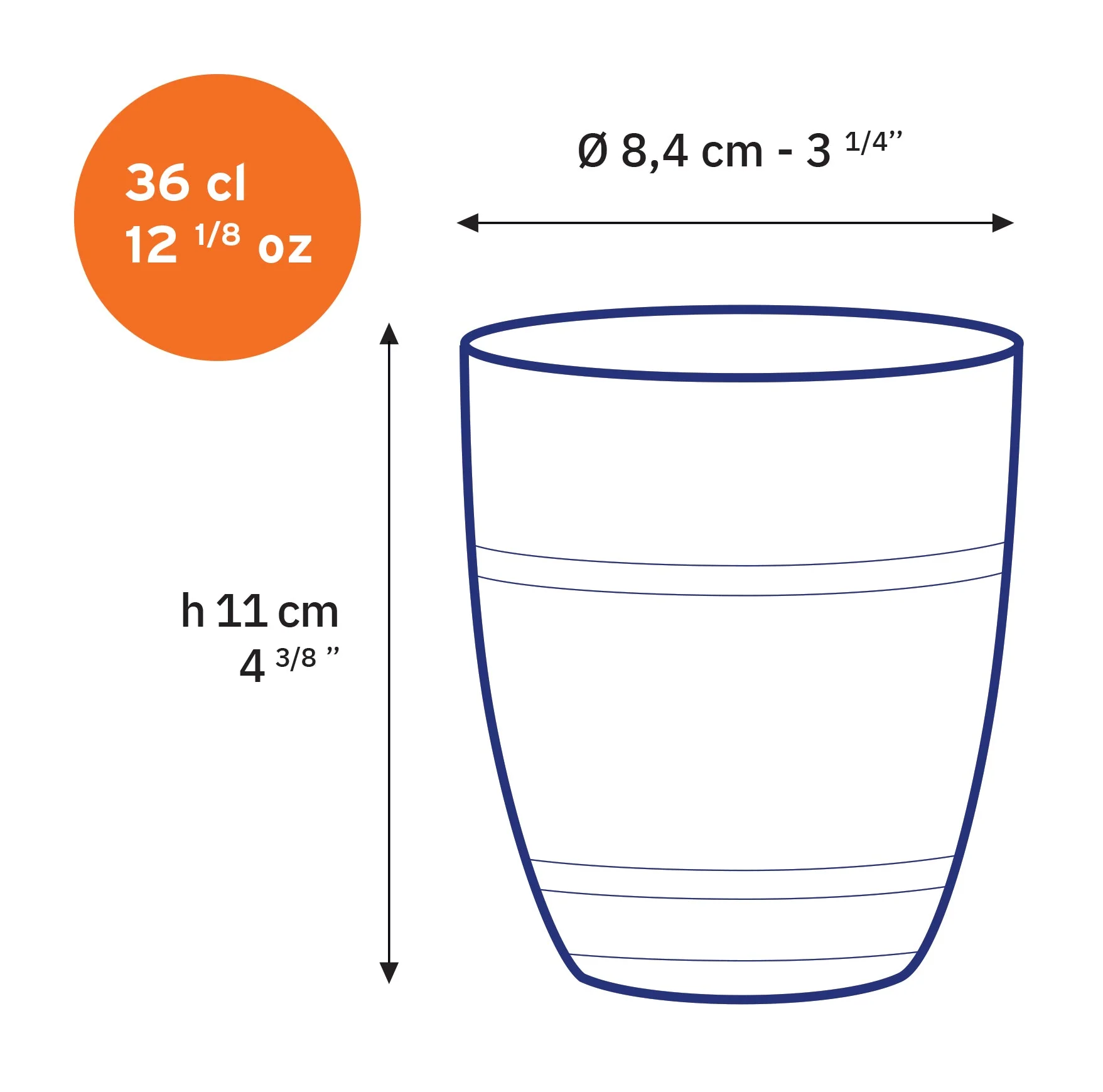 Le Gigogne® Glass Tumblers - Set of 6 - Image 12