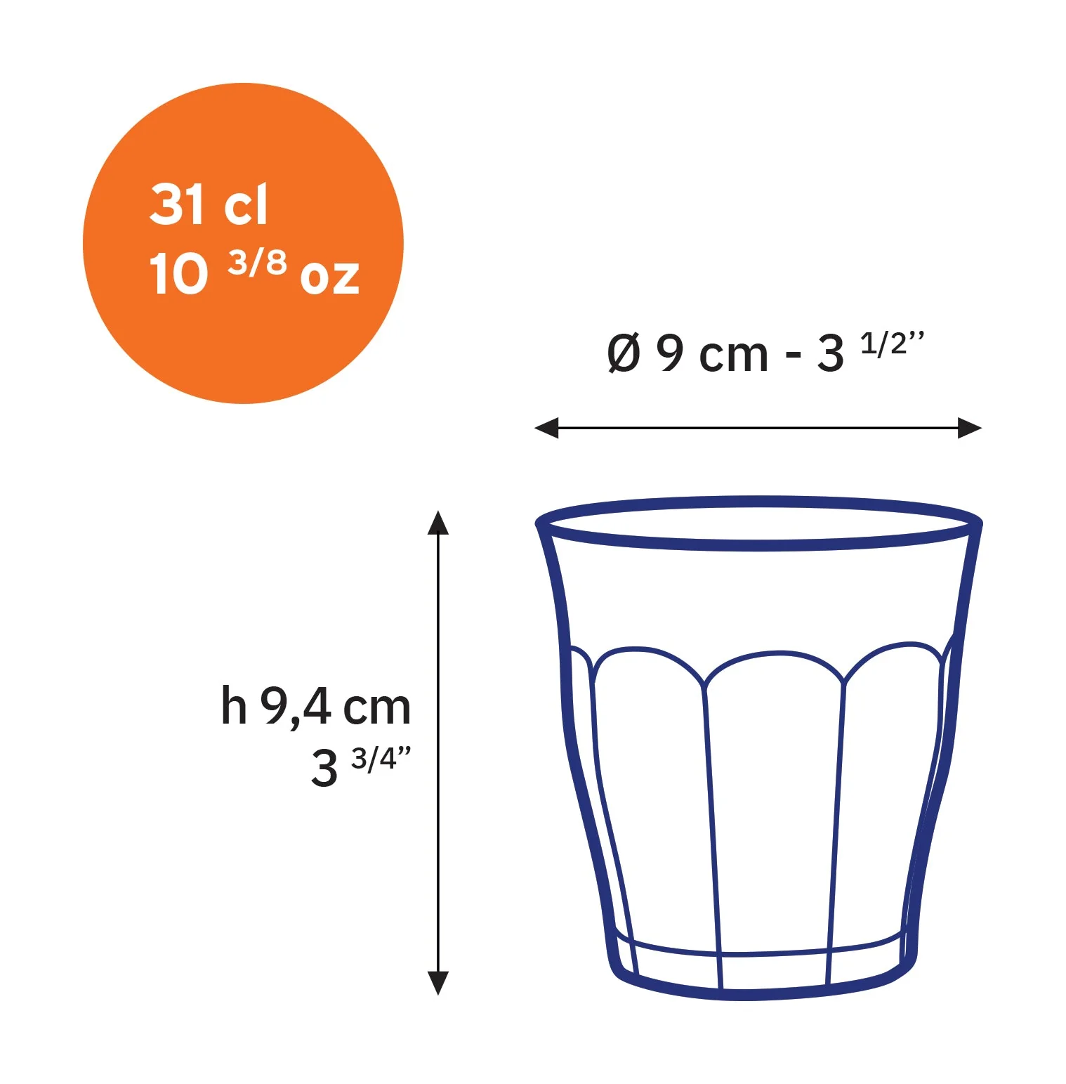 Le Picardie® Sapphire Glass Tumbler - Set of 6 - Image 5